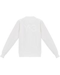adidas - Y-3 Back Logo Crew Neck Sweatshirt - Lyst