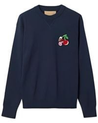 Gucci - Cotton Wool Sweater With Patch 'Dark' - Lyst