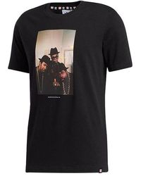 adidas - Originals Run Dmc Photo T Printing Sports Round Neck Short Sleeve - Lyst