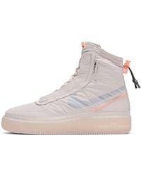 Nike - (Wmns) Air Force 1 High Shell 'Platinum' - Lyst