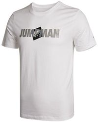 Nike - As J Jmc Ss Hbr Ctn Crew - Lyst