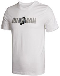 Nike - As J Jmc Ss Hbr Ctn Crew - Lyst