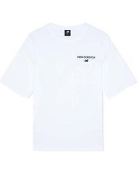 New Balance - Logo Print T-Shirt - Lyst