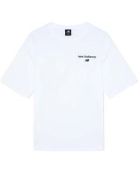 New Balance - Logo Print T-shirt - Lyst