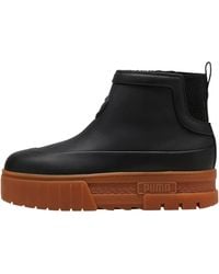 PUMA - (Wmns) Mayze Wellis Leather Mid - Lyst