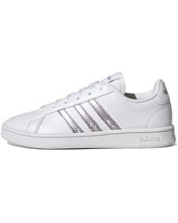 adidas - (Wmns) Neo Grand Court Platinum Metallic' - Lyst