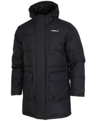 adidas - Neo M Wint Dwn Prka Windproof Stay Warm Mid-Length Sports Hooded Down Jacket - Lyst