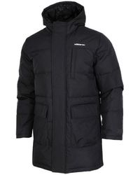 adidas - Neo M Wint Dwn Prka Windproof Stay Warm Mid-length Sports Hooded Down Jacket - Lyst