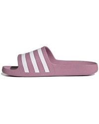 adidas - (Wmns) Adilette Aqua Slide 'Cherry Metallic' - Lyst