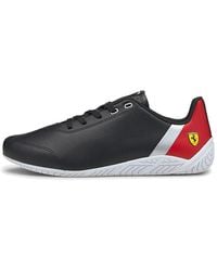 PUMA - Scuderia Ferrari Ridge Cat Low Top Running Shoes Black/red/white - Lyst