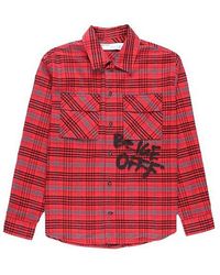 Off-White c/o Virgil Abloh - Bled Cotton Pattern Shirt - Lyst