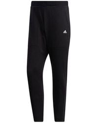 adidas - Solid Color Casual Running Sports Fleece Lined Long Pants - Lyst
