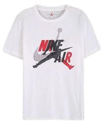 Nike - Jumpman Classics Logo Printed Short Sleeve Tee - Lyst