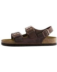 Birkenstock - Milano Oiled Leather Narrow Fit 'Habana' 0034873 - Lyst