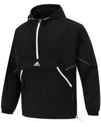 adidas - Athleisure Casual Sports Hooded Training Knit Jacket - Lyst