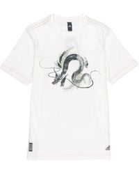 adidas - Series Wj T Gfx Printing Training Sports Short Sleeve - Lyst