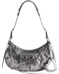 Balenciaga - Le Cagole Small Shoulder Bag Metallized - Lyst