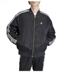 adidas - Adilenium Oversized Reversible Bomber Jacket - Lyst