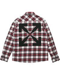 Off-White c/o Virgil Abloh - Ss21 Plaid Back Arrow Shirt - Lyst