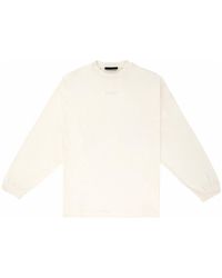 Fear Of God - Fw23 Long Sleeve Tee 'Cloud Dancer' - Lyst