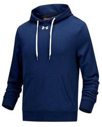 Under Armour - Hustle Fleece Hoodie 'College' - Lyst