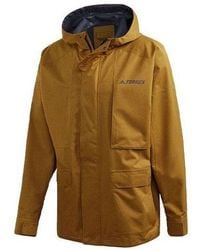 adidas - Xplr 2.5L R.R J Outdoor Windproof Reflective Logo Sports Hooded Jacket - Lyst