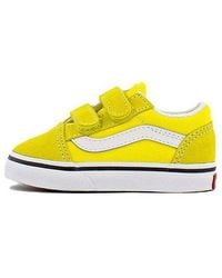 Vans - Old Skool V Low Top Casual Skateboarding Shoes Kids - Lyst