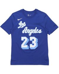 Nike - Classic Edition Los Angeles Lakers Lebron James No. 23 Basketball Round Neck Short Sleeve - Lyst