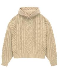 Fear Of God - Fw23 Cable Knit Hoodie - Lyst