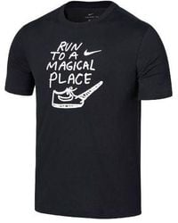 Nike - Dri-Fit Running Quick Dry Breathable Athleisure Casual Sports Short Sleeve - Lyst