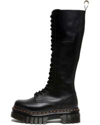 Dr. Martens - (Wmns) Dr.Martens Audrick 20-Eye Leather Knee High Platform Boots - Lyst