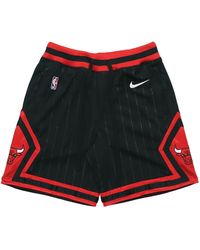 Nike - Bulls Courtside Statement Edition Chicago Bulls Basketball Shorts Blackred - Lyst
