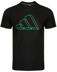 adidas - Fi Gfx Tee Athleisure Casual Sports Round Neck Short Sleeve - Lyst