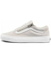 Vans - Old Skool Zip Casual Low Tops Skateboarding Shoes - Lyst