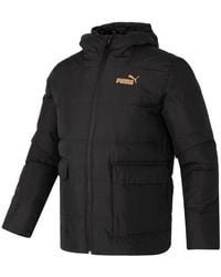 PUMA - Street Style Hoodie Down Jacket - Lyst