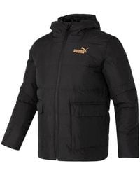 PUMA - Street Style Hoodie Down Jacket - Lyst