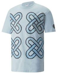 PUMA - X Pronounce Crossover Graphic Tee Printing Sports Round Neck Short Sleeve - Lyst