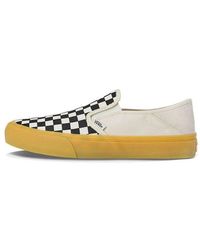 Vans - Slip-on Casual Low Tops Skateboarding Shoes White - Lyst