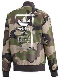 adidas - Originals Rev Jacket Camouflage Reversible Sports - Lyst