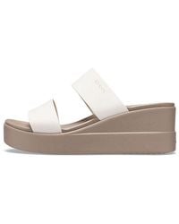 Crocs™ - (Wmns) Brooklyn Lightweight Mushroom Sandals - Lyst