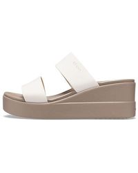 Crocs™ - (Wmns) Brooklyn Lightweight Mushroom Sandals - Lyst