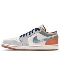 Nike - 1 Low Se 'Phantom Repaired Denim Swoosh' - Lyst