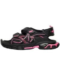 Balenciaga Track Sandal in Pink | Lyst