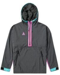 Nike - Acg Woven Hooded Jacket 'Anthracite Jade' - Lyst