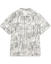 Li-ning - All-over Print Shirt - Lyst