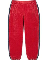 Supreme - X Nike Velour Track Pant - Lyst