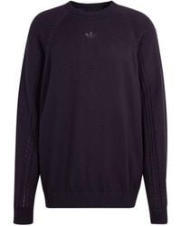 adidas - Originals Premium Knitted Sweatshirt Asia Sizing - Lyst