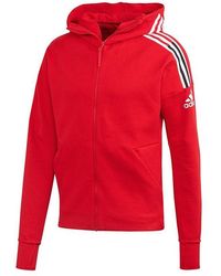 adidas - Zne Hd 3St Casual Sport Hoodie Jacket Pale Scarlet - Lyst