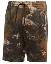 adidas - Originals Camo Aop Short Printing Sports Shorts - Lyst