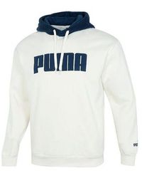 PUMA - Long Sleeved Pullover Hoodie - Lyst